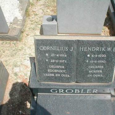 GROBLER Cornelius J. 1914-1979 &amp; Hendrik W.B. 1920-1990