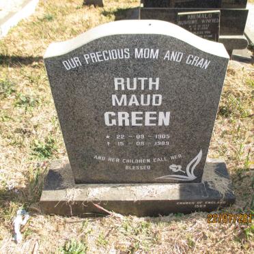 GREEN Ruth Maud 1905-1989