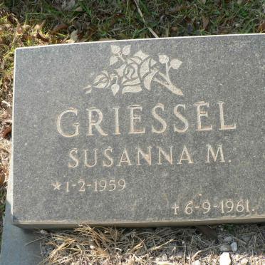 GRIESSEL Susanna M. 1959-1961