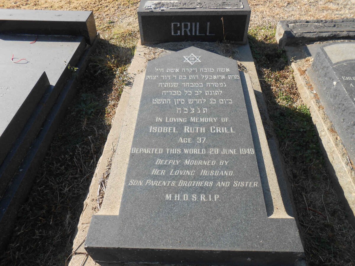 GRILL Isobel Ruth -1949