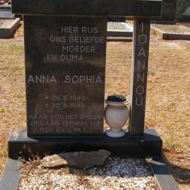 IOANNOU Anna Sophia 1943-1988