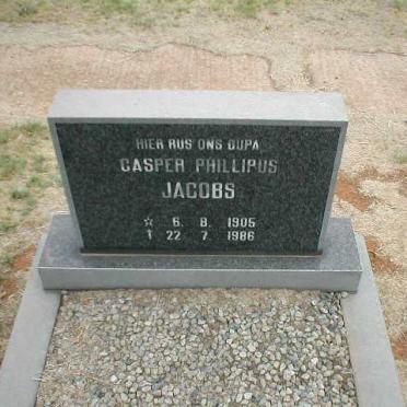 JACOBS Casper Phillipus 1905-1986