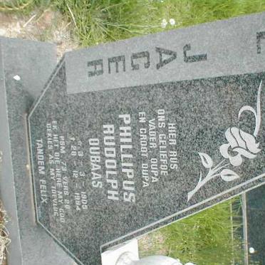 JAGER Phillipus Rudolph, de 1905-1994