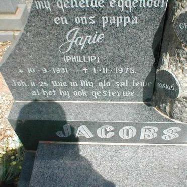 JACOBS Phillip 1931-1978