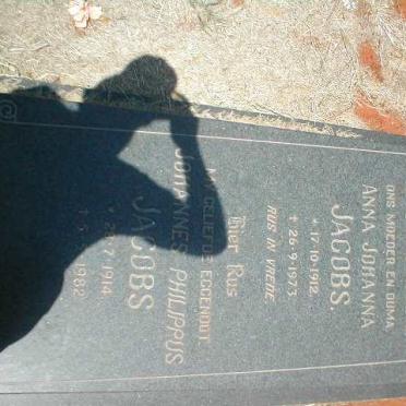 JACOBS Johannes Philippus 1914-1982 &amp; Anna Johanna 1912-1973