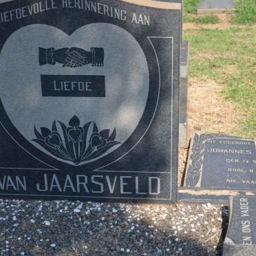 JAARSVELD Johannes Benjamin, van 1912-1969