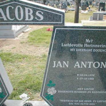 JACOBS Jan Antonie 1932-1998