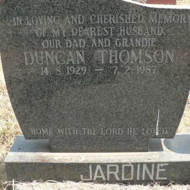 JARDINE Duncan Thomson 1929-1987