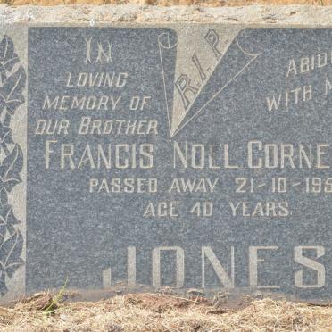 JONES Francis Noel Cornelius -1954