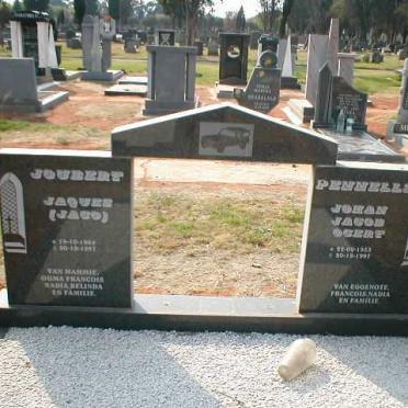 JOUBERT Jaques 19??-1997 :: PENNELLS Johan Jacob Ocert 195?-1997