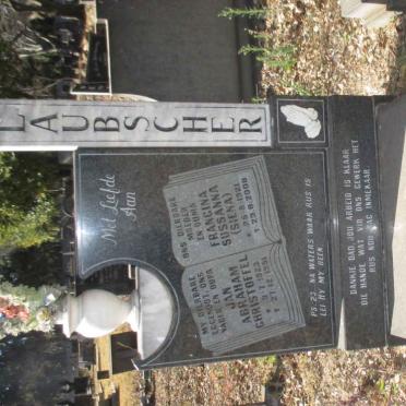 LAUBSCHER Jan Abraham Christoffel 1923-1991 &amp; Francina Sussanna 1921-2008