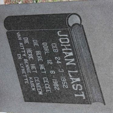 LAST Johan 1952-1982