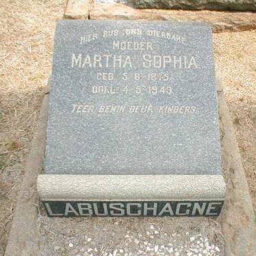 LABUSCHAGNE Martha Sophia 1875-1949