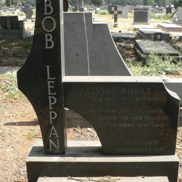 LEPPAN Vivian Rorke 1910-1981