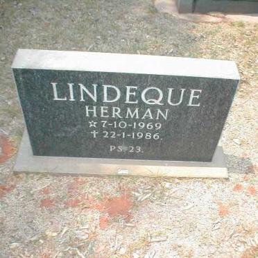 LINDEQUE Herman 1969-1986