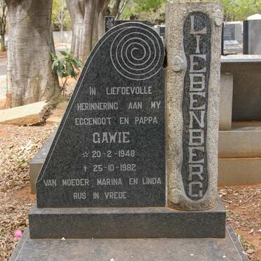 LIEBENBERG Gawie 1948-1982