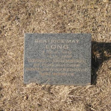 LONG Beatrice May 1912-1985