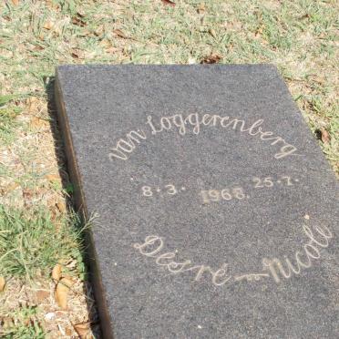 LOGGERENBERG Desré Nicole, van 1968-1968