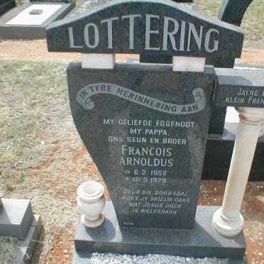 LOTTERING Francois Arnoldus 1952-1979