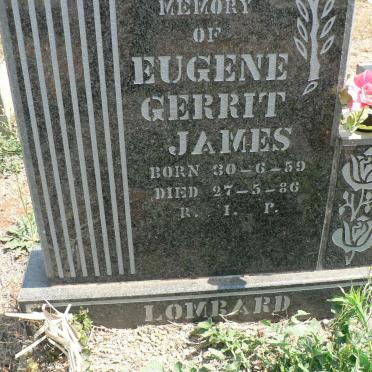 LOMBARD Eugene Gerrit James 1959-1986