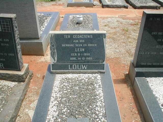 LOUW Leon 1950-1969