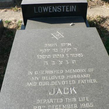LOWENSTEIN Jack -1965