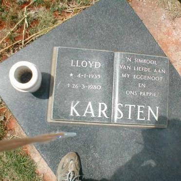 KARSTEN Lloyd 1933-1980