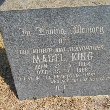 KING Mabel 1884-1966