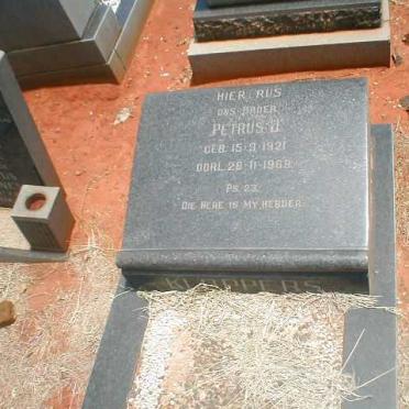 KLOPPERS Petrus J. 1921-1969