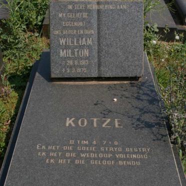 KOTZE William Milton 1913-1975