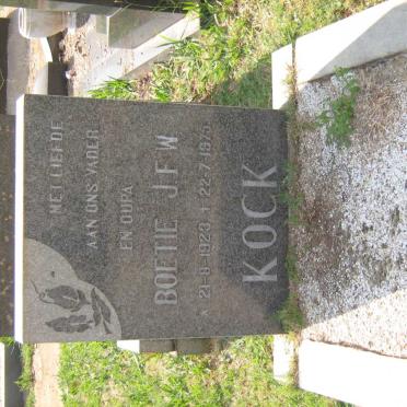KOCK J.F.W. 1923-1975