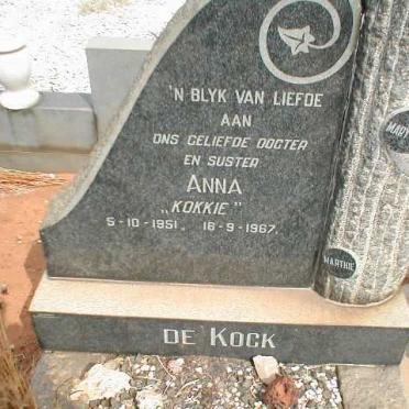 KOCK Anna, de 1951-1967