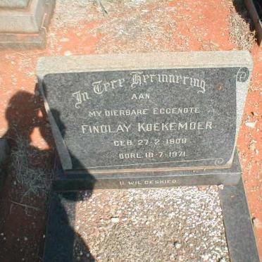 KOEKEMOER Findlay 1909-1971