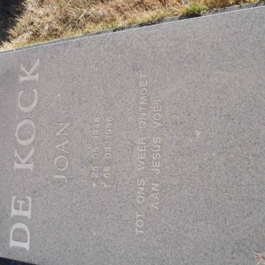 KOCK Joan, de 1948-1996