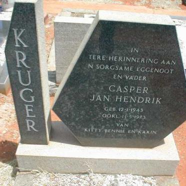 KRUGER Casper Jan Hendrik 1943-1973