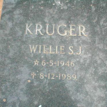 KRUGER Willie S.J. 1946-1989
