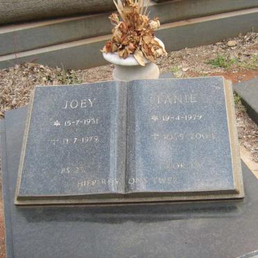 KRUGER Fanie 1929-2004 &amp; Joey 1931-1979 :: KRUGER Pieter 1957-2016 &amp; Susan 1961-