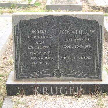 KRUGER Ignatius W. 1917-1979