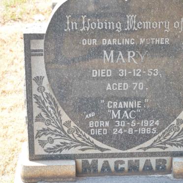 MACNAB Mary -1953 :: MACNAB Mac 1924-1965