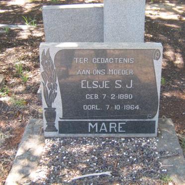 MARE Elsje S.J. 1890-1964