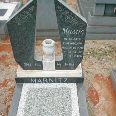 MARNITZ Massie 1918-1987