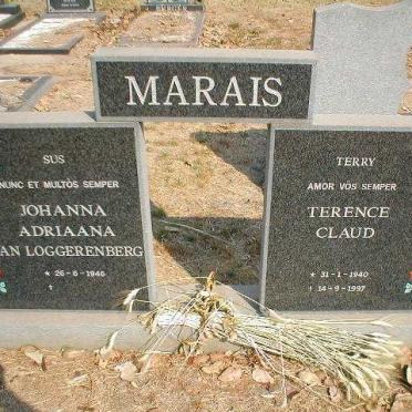MARAIS Terence Claud 1940-1997 &amp; Johanna Adriaana VAN LOGGERENBERG 1946-