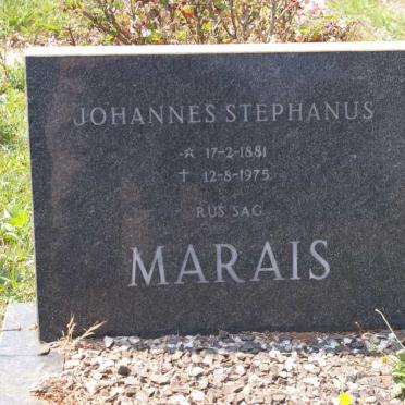 MARAIS Johannes Stephanus 1881-1975
