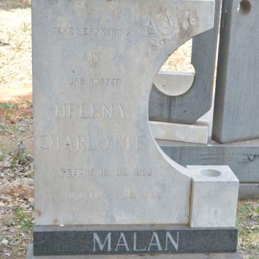 MALAN Helena Charlotte 1928-1985