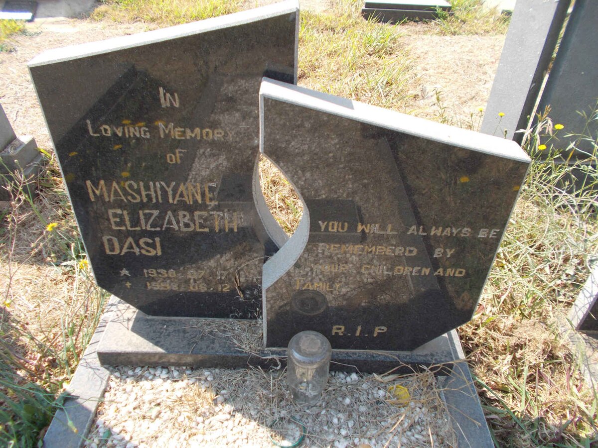 MASHIYANE Elizabeth Dasi 1930-??