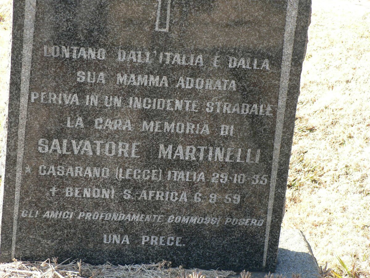 MARTINELLI Salvatore 1935-1959
