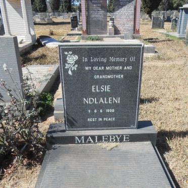 MALEBYE Elsie Ndlaleni -1998