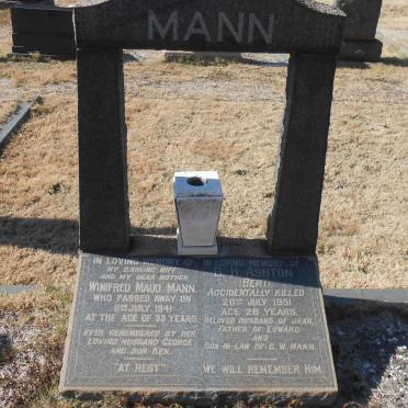 MANN Winifred Maud -1941 :: ASHTON B.H. -1951