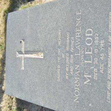 McLEOD Norman Lawrence -1957