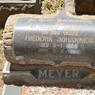 MEYER Frederik Johannes 1905-1963